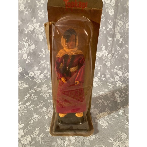 Vintage Topkapi Souvenir Doll 70s Turkish Art Museum Doll 1970s Retro New in Box - Picture 1 of 9